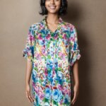 Floral Print Button-Up Shirt
