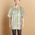 Floral Striped Casual Shirt